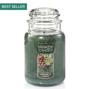 Yankee Balsam & Cedar Large Classic Jar Candles